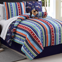 COOL KIDS ROOMS Dog Reversible Comforter Set Size