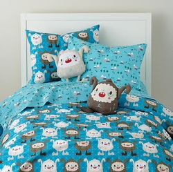 COOL KIDS ROOMS Yeti Themed Twin and Full Bedding