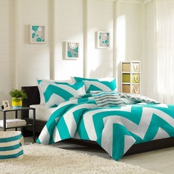 COOL KIDS ROOMS Mizone Libra Comforter Set 4 PCS Full Turquoise 