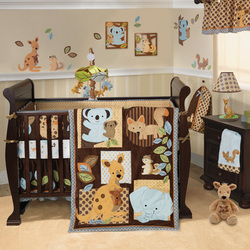 COOL KIDS ROOMS Cute Animal Antics Crib Bedding Collection
