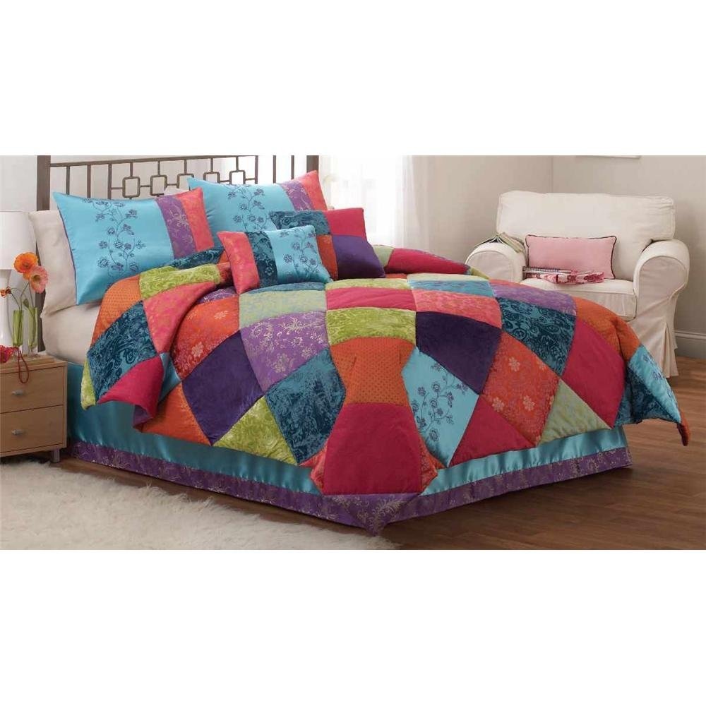 COOL KIDS ROOMS COLORFUL PATCH QUILT