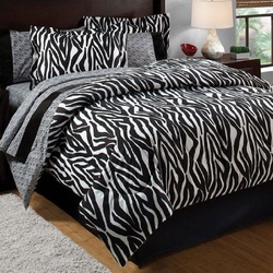COOL KIDS ROOMS Zebra Bed In A Bag 8 Piece Set