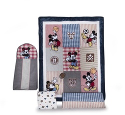 COOL KIDS ROOMS Vintage Mickey 4 Piece Baby Crib Bedding Set