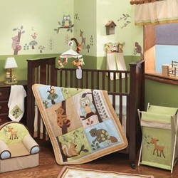 COOL KIDS ROOMS Cute Animals Enchanted Forest Crib Bedding Collection