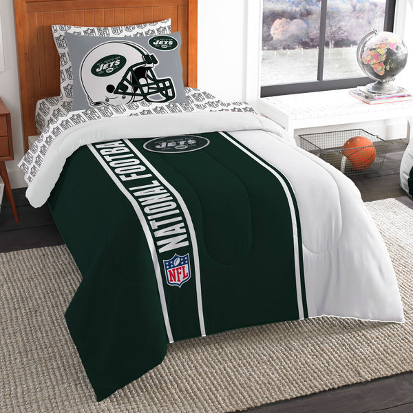 Jets 5-Piece Twin Bed in a Bag Set